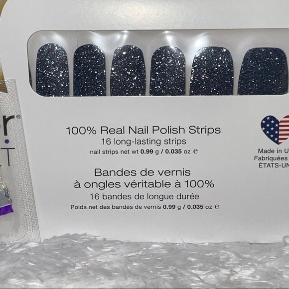 Color Street - Moon River, moody glittery gray, nail sets. - Picture 6 of 8